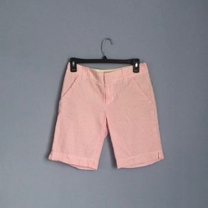 NO OFFERS PRICE FIRM Vintage Lilly Pulitzer Pink Seersucker Bermuda Shorts